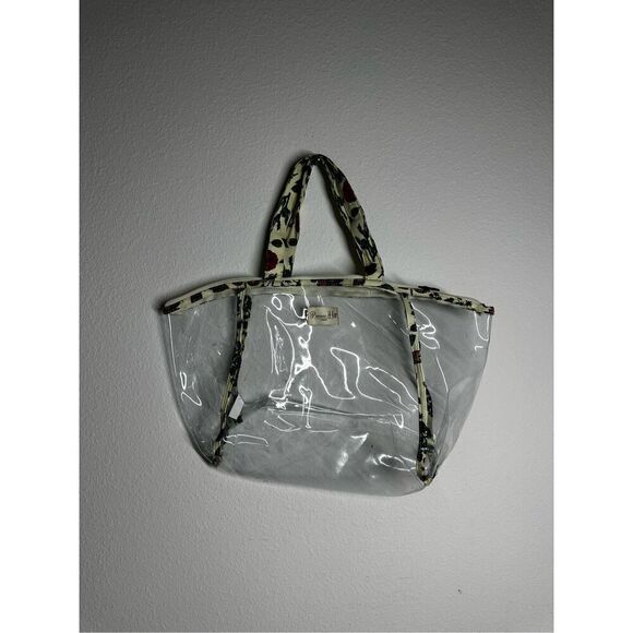 Primrose Hill Large Clear Transparent Handbag Cosmetic Bag Tote - Picture 1 of 7